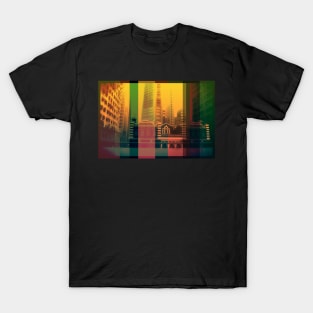 Metropolis split | Past present T-Shirt